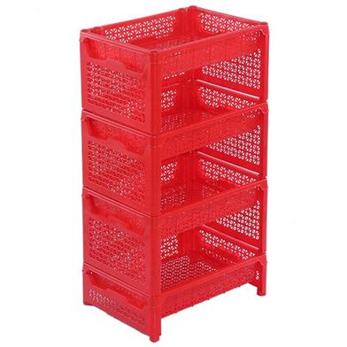 Rfl Lotus Fence Rack 4 Step - Red image