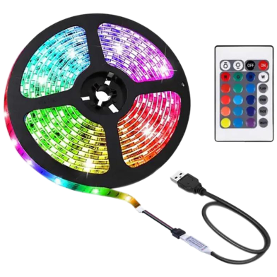 Rgb Led Strip Light 4 Color Variable Mode Lighting image