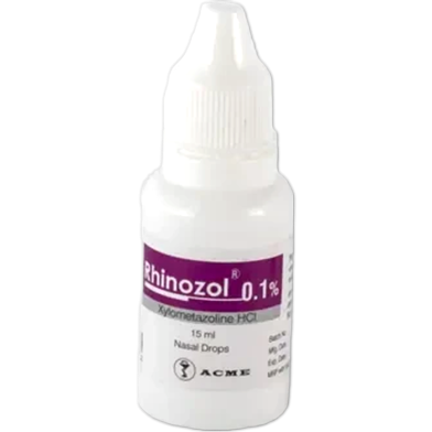 Rhinozol 0.1 percentage 15 Ml Nasal Drop 15 Ml Drop image