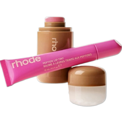 Rhode Juice Box Plus Shortcake Pocket Blush with Peptide Lip Tint – 2pcs Combo Set image