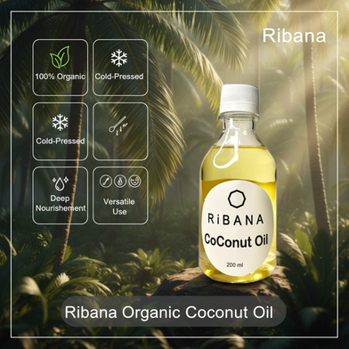 Ribana Organic Coconut Oil - 200 ml Slide 2