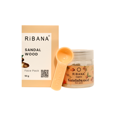 Ribana Sandal Wood Face Pack - 50g image