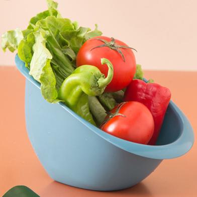 Rice Vegetable Washing Plastic Basket image