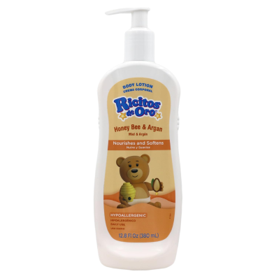 Ricitos de Oro Honey and Argan Baby Body Lotion – Gentle Care for Smooth and Soft Baby Skin image