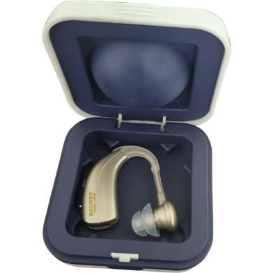 Rionet Super Power Saving Rechargeable Hearing Aid Sound Amplifier With Storage Box Japan Made image