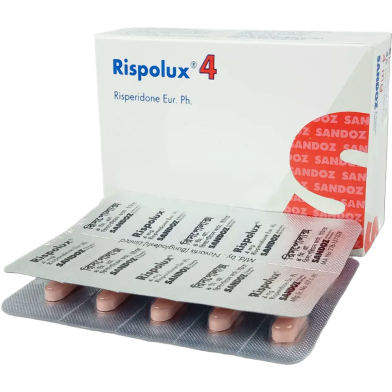 Rispolux 4 mg Tablet 10's Strip image