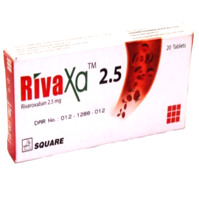 RivaXa 2.5 mg Tablet 10's strip image