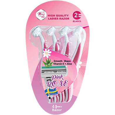 Rivaj UK Diamond Aloe Vit.E 3 Blades Razors 4 pcs image