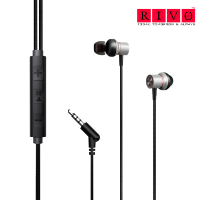 Rivo EP-109 In Ear-phone Shape 3.5mm Jack Black image