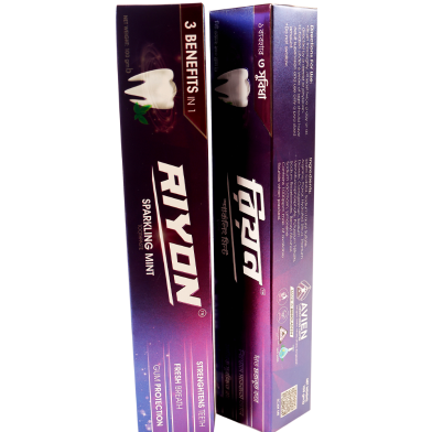Riyon Sparkling Mint Toothpaste - 100gm image