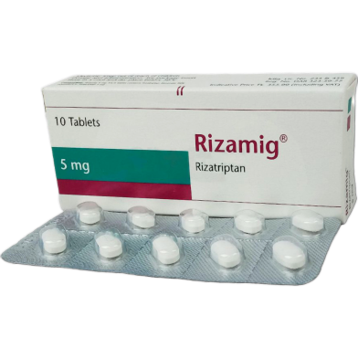 Rizamig 5 mg Tablet 10's Pack image