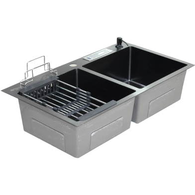 Rizco Senorita 32 Inch NB KC Kitchen Sink 304 Stainless Steel image