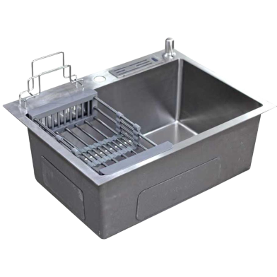 Rizco Senorita 24 Inch SS Kitchen Sink 304 Stainless Steel image