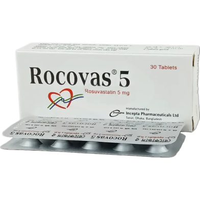 Rocovas 5 mg Tablet 10's Strip image
