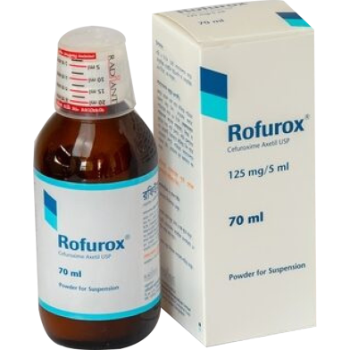 Rofurox 125 mg/5 ml Powder for Suspension 70 ml Bottle image
