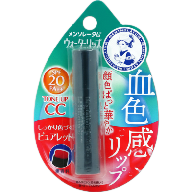 Rohto Mentholatum Water Lip Tone Up Cc Pure Red 4.5gm image