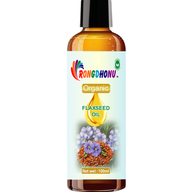 Rongdhonu Flaxseed Oil (Tisi Tel) -100 ml image