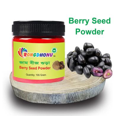 Rongdhonu Berry Seed Powder, Jam Bij Powder (জাম বীজ পাউডার, জামবীজ গুড়া) - 100 gm image