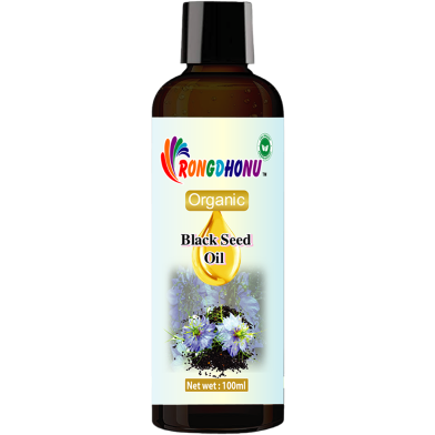 Rongdhonu Organic Black Seed Oil (Kalojira Tel) - 100 gm image