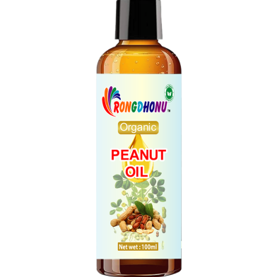 Rongdhonu Organic Peanut Oil (Badam Tel) - 100 gm image