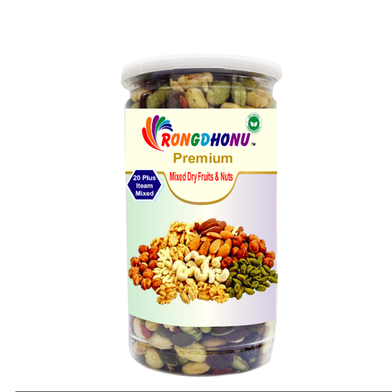 Rongdhonu Premium Mixed Dry Fruits and Nuts -500gm image
