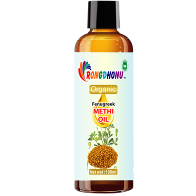 Rongdhonu Premium Organic Fenugreek Oil( Methir Tel) -100ml image