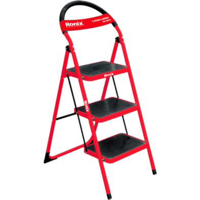Ronix 3 Steps Steel Ladder image