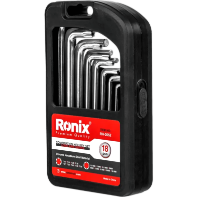 Ronix Long Hex Key Set 18Pcs image