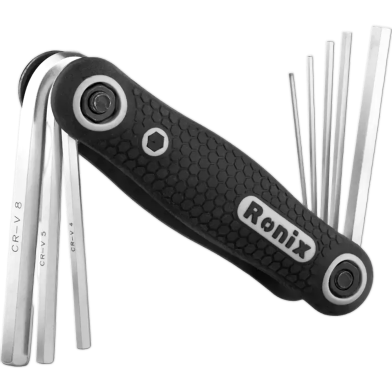 Ronix RH-2020 Folding Hex Key Set 8Pcs image