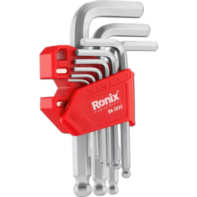Ronix RH-2033 Magnetic Hex Key 9Pcs image