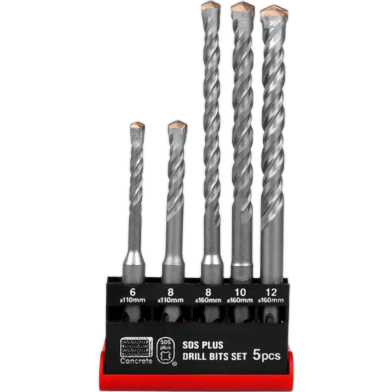 Ronix RH-5586 Hammer Drill Bits Set 5 Pcs image