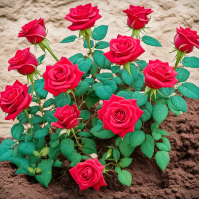 Rose Tree Rose-Red Perenial Flower Seeds - 30 Pcs image