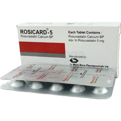 Rosicard 5 mg Tablet 30's pack image