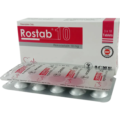 Rostab 10 mg Tablet 10's Strip image