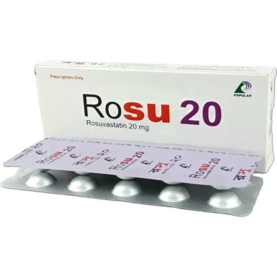 Rosu 20 mg Tablet 10's Strip image