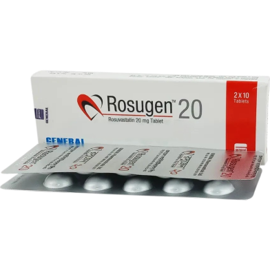 Rosugen 20mg Tablet–10's Strip image