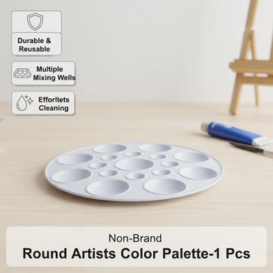 Round Artists Color Palette-1 Pcs Slide 2