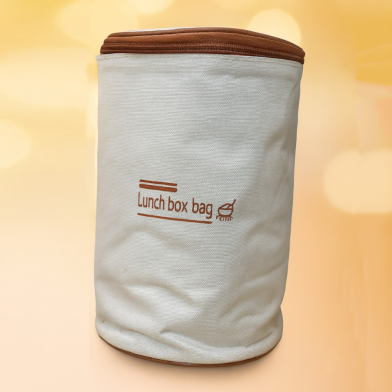 Round Food Carrying Bag and Lunch Box Bag image