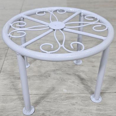 Round Steel Stand for Geo Pot- MS Pipe image