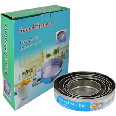 Round Strainer Made Of High Quality Stainless Steel-6 Pcs image