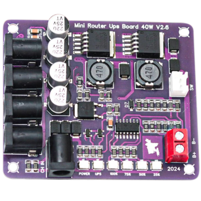 Router UPS Board / Mini UPS Board For Router 40W V2.6 Battery Charger Board image