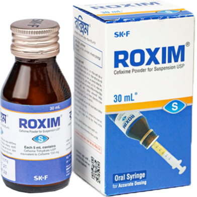 Roxim 30 ml Powder For Suspension 30 ml Bottle image