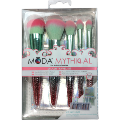 Royal And Langnickel MŌDA Mythical Makeup Brush - 6pc Travel Kit image