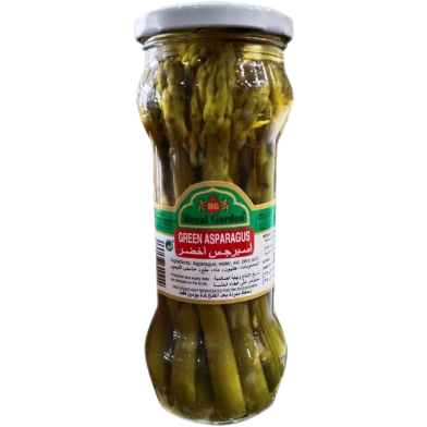Royal Garden Green Asparagus Glass Jar 370ml image