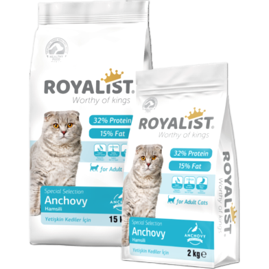 Royalist Dry Cat Food Adult - Anchovy Flavor 2kg | Dry Cat Food image