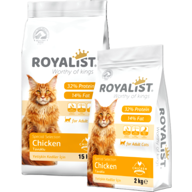 Royalist Dry Cat Food Adult - Chicken Flavor 2kg | Dry Cat Food image