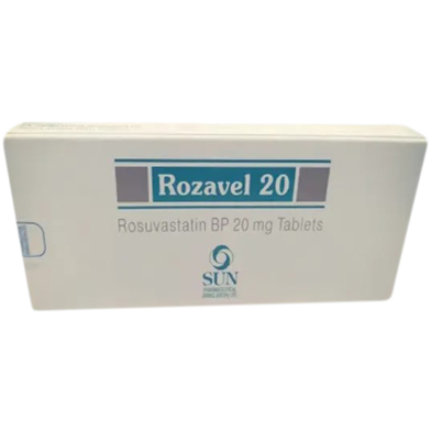 Rozavel 20mg Tablet 10s Strip image
