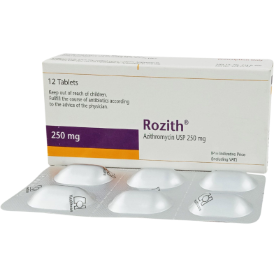 Rozith 250 mg Tablet 6'S Strip image