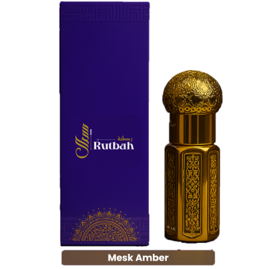 Rutbah Mesk Amber Attar 3ml image