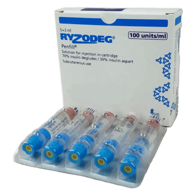 Ryzodeg Penfill 100 E/U/ml Penfill 3 ml Penfill 5 pcs image